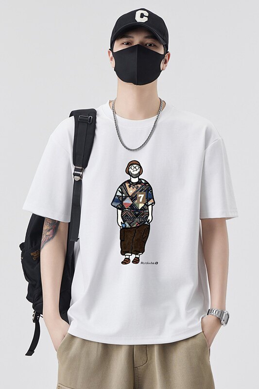 男士短袖T恤夏季新款时尚百搭休闲半袖上衣男装T88015-特P48控89,男装T恤,电商A239