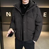冬季店主风新款连帽标羽绒服男短款保暖羽绒外套Y172-P210，男装羽绒服，电商A239