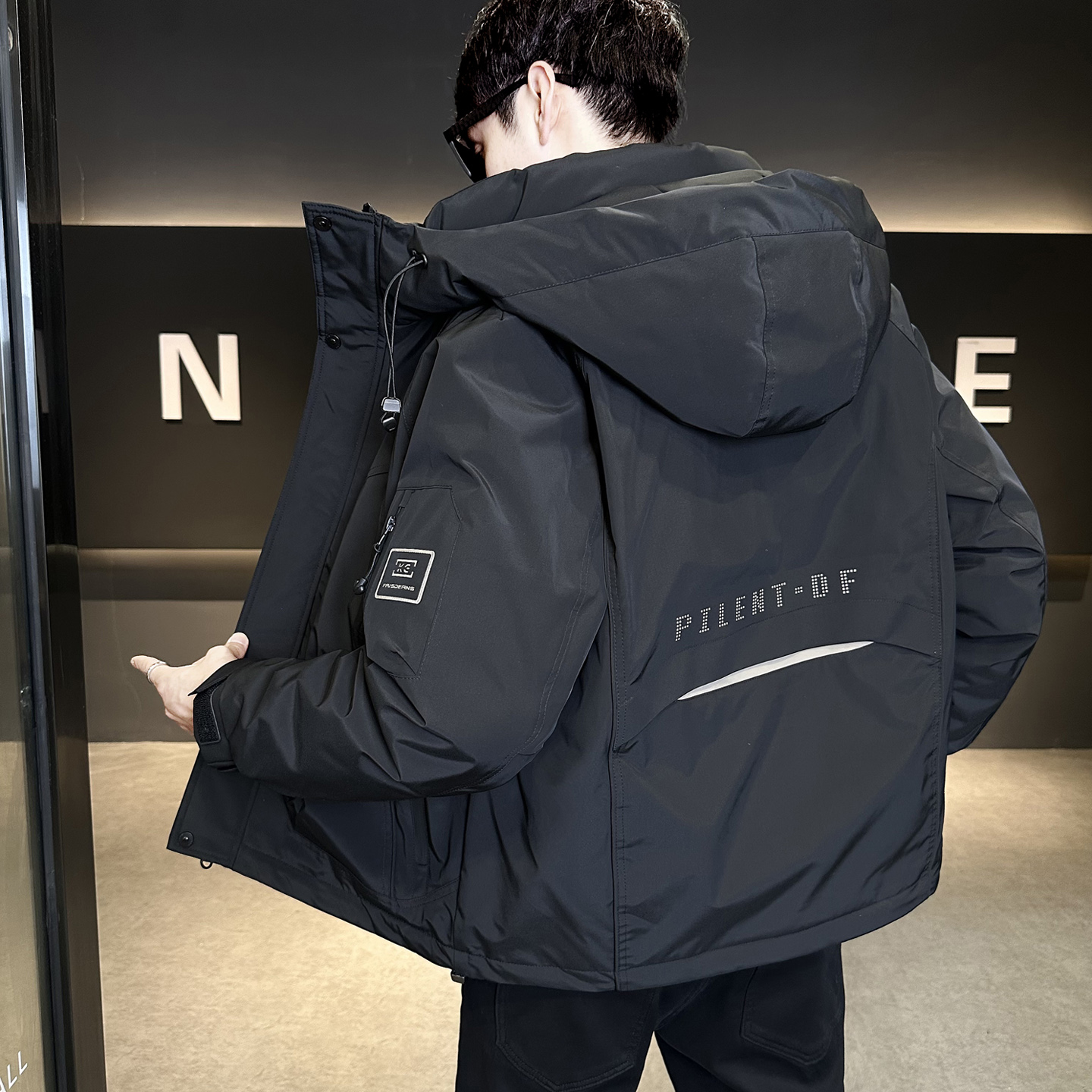 冬季新款工装羽绒服男短款保暖羽绒外套夹克YR25109-P245，男装夹克，电商A239