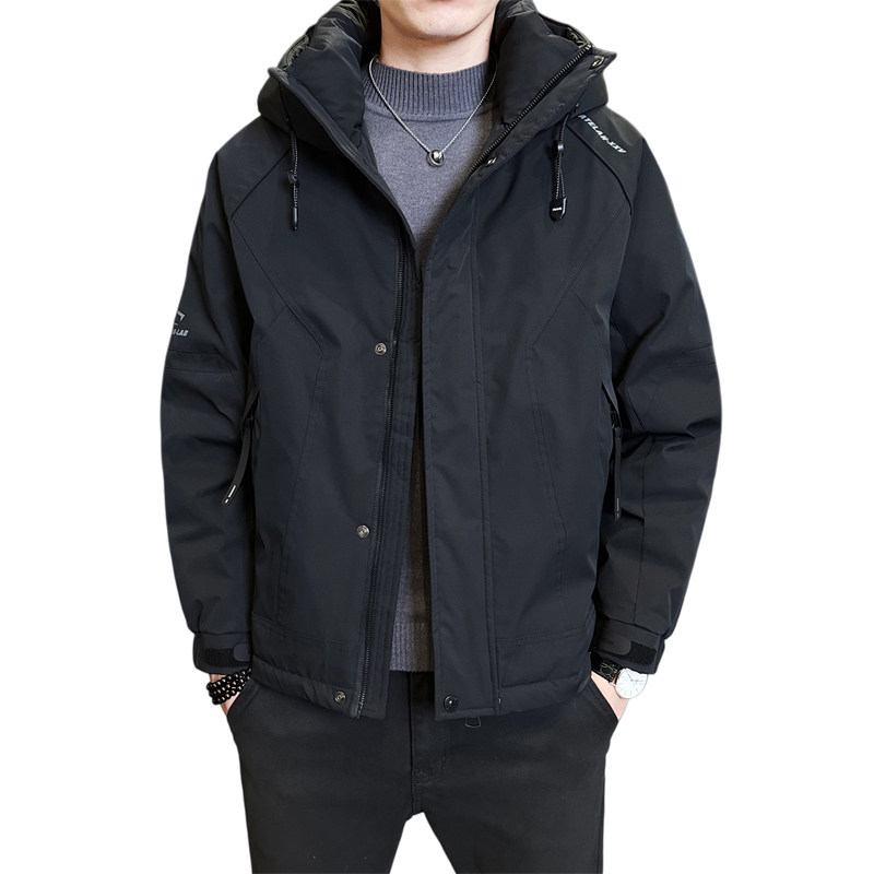 标户外男士连帽羽绒服冬季潮牌高级感防寒服工装外套Y177-P245,男装羽绒服,电商A239