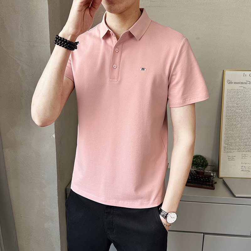 夏季新款男士短袖T恤时尚百搭休闲上衣潮牌半袖POLO衫PL88551-P55,男装Polo衫,电商A239