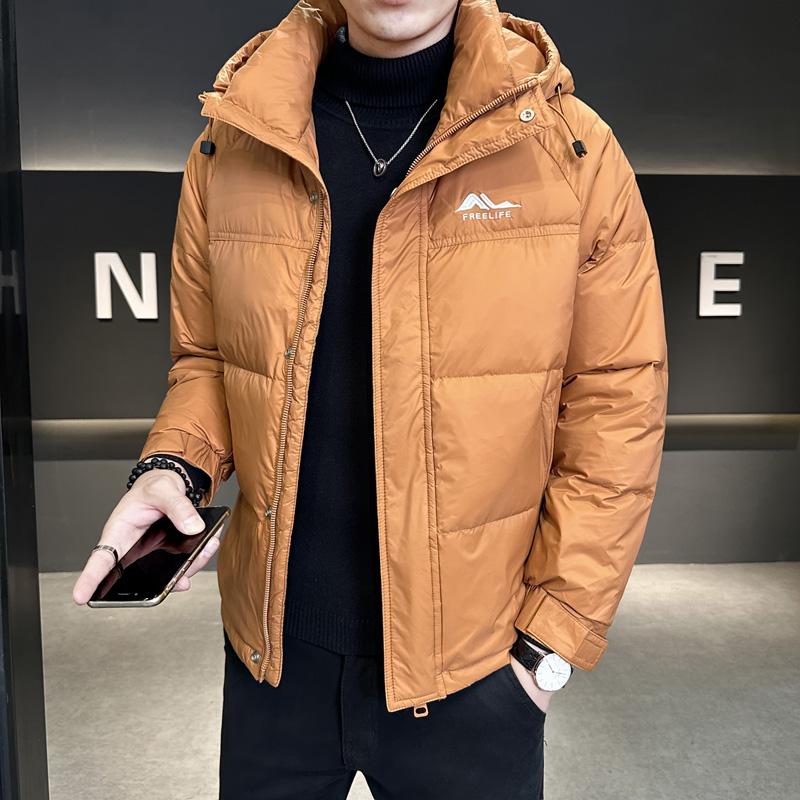 冬季店主风新款连帽羽绒服男短款保暖羽绒外套Y5531-P165,男装羽绒服,电商A239