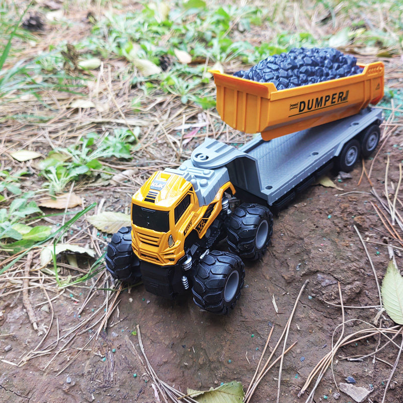 凯利信惯性合金工程车挖掘机水泥搅拌运石车仿真男孩工程模型玩具