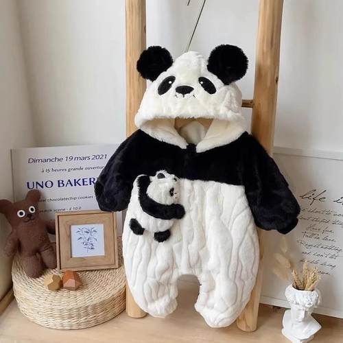 毛毛衣超萌加厚外出服秋冬季