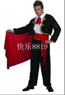 万圣节cos西班牙斗牛士服装 斗牛士衣服 牛仔服装 牛仔衣服新