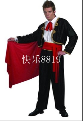 万圣节cos西班牙斗牛士服装 斗牛士衣服 牛仔服装 牛仔衣服新