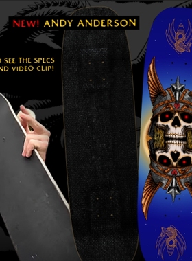 PP滑板  安迪科技板 Powell peralta 复古板美国进口  陆地冲浪板