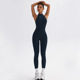 健身性感瑜伽连体衣连体瑜伽服蜜桃臀长裤 爆款 紧身欧美风连体裤