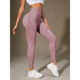 塑身 蜜桃臀多色瑜伽裤 欧美外穿高腰提臀健身裤 女跑步运动紧身裤