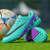 AG长钉学生TF碎钉短钉草地防滑儿童训练鞋 2025新款 C罗成人足球鞋
