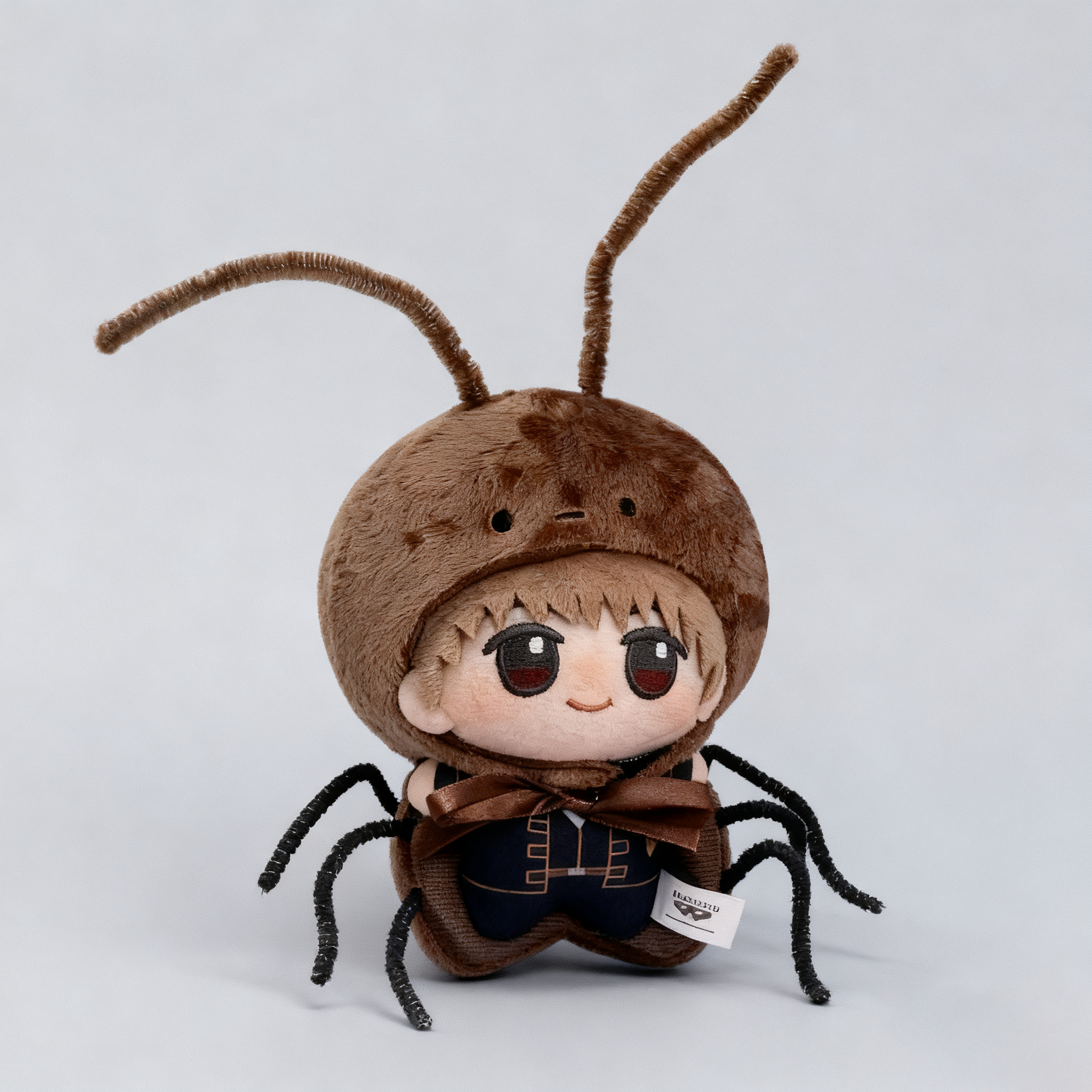 10cm自嘲熊棉花娃娃蟑螂头套娃衣