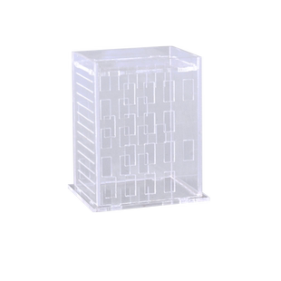 DIY沙盘建筑模型  高楼写字楼办公大厦公寓模型 透明玻璃楼1:200