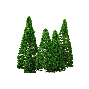 建筑沙盘模型diy手工制作材料 园林场景微景观树小树干成品树套装