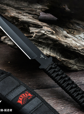 家用割肉刀具 防身 冷兵器野外随身锋利小刀户外水果刀分割直刀