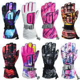 Găng tay trượt tuyết mùa đông thể thao ngoài trời leo núi cưỡi windproof không thấm nước không ướt ấm nam giới và phụ nữ găng tay bông găng tay nam