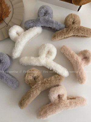 15cm超大号毛绒抓夹毛茸茸高级感