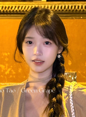 秋冬后挂式闪锆雪花珍珠耳钉女高级感小众气质耳环独特圣诞节耳饰