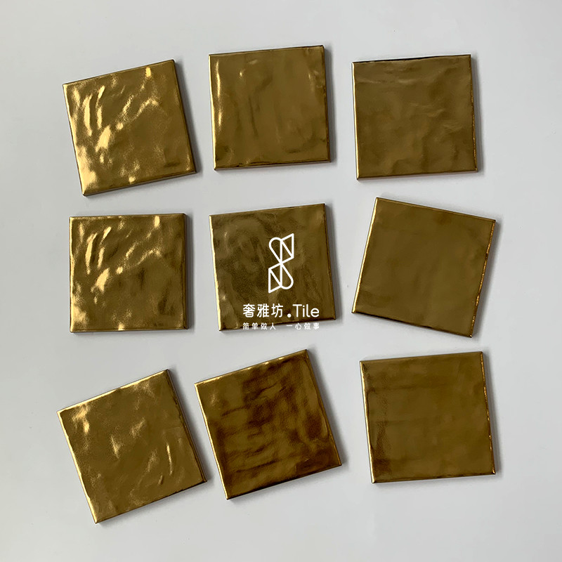 珍珠釉面砖复古手工砖玄关厨房洗手间墙面砖120x120设计师瓷砖图片
