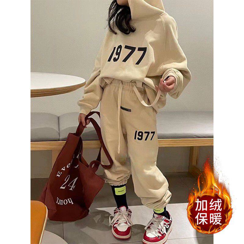 韩版棉2件秋冬连帽套装