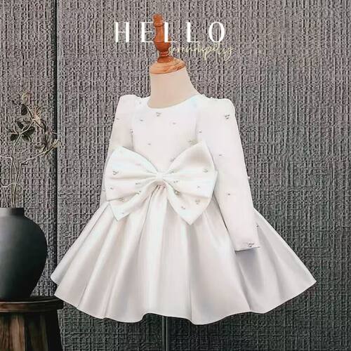 晚礼服女童公主钉珠礼服裙