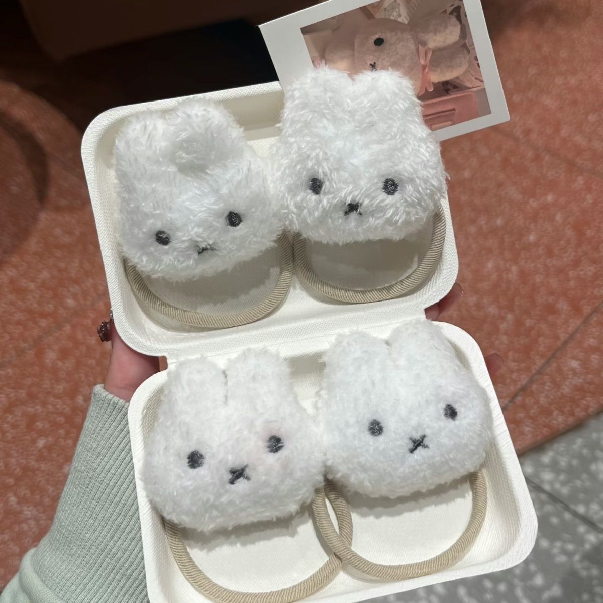 自制奶呼呼小兔子发圈卡通毛绒发绳可爱甜美马尾头饰学生百搭发饰