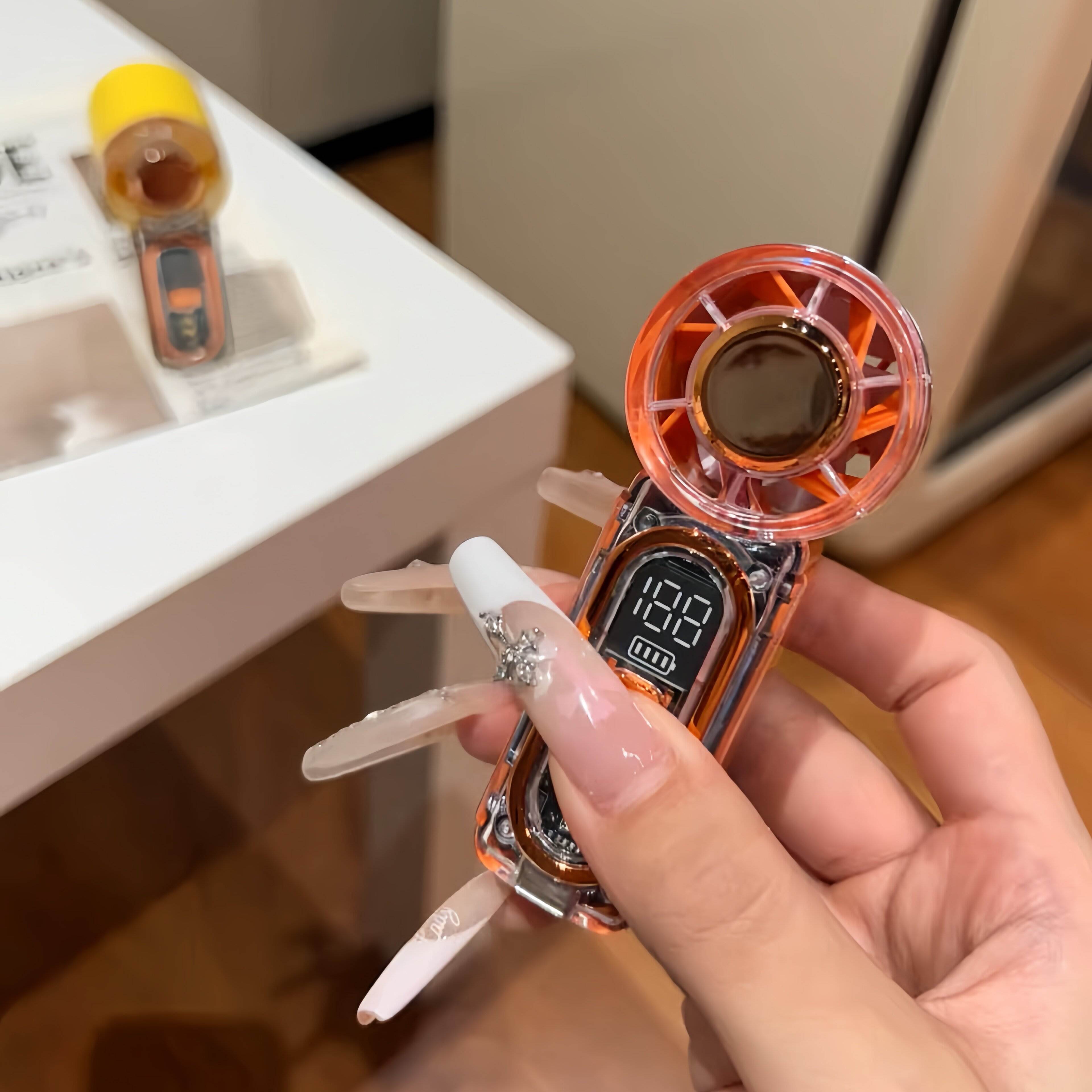 【下单立减50】迷你风扇高颜值多功能手持静音大风力长续航便携式