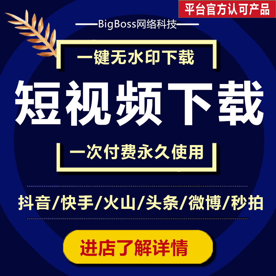 微博视频抖音短视频下载无水印快手原画质代查找代下载