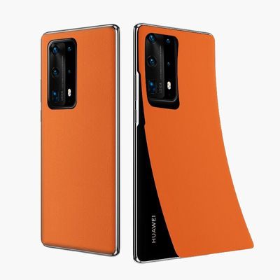 适用华为p40pro素皮后膜p40pro+手机后盖膜p40磨砂防指纹pura70 pro改色贴纸pura70皮纹双色拼接彩膜p60/p50