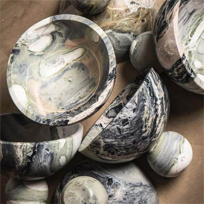 售楼处样板房新中式软装高级感摆件洽谈桌面盆景青苔仿真苔藓