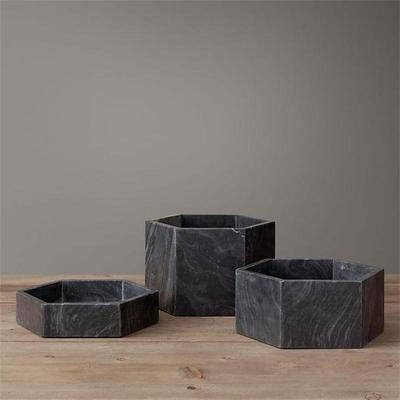 轻奢天然大理石黑白条纹拼接圆形托盘客厅桌面茶几餐桌果盘样板房