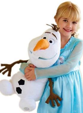 冰雪奇缘雪宝Olaf 雪人毛绒玩具公仔抱枕