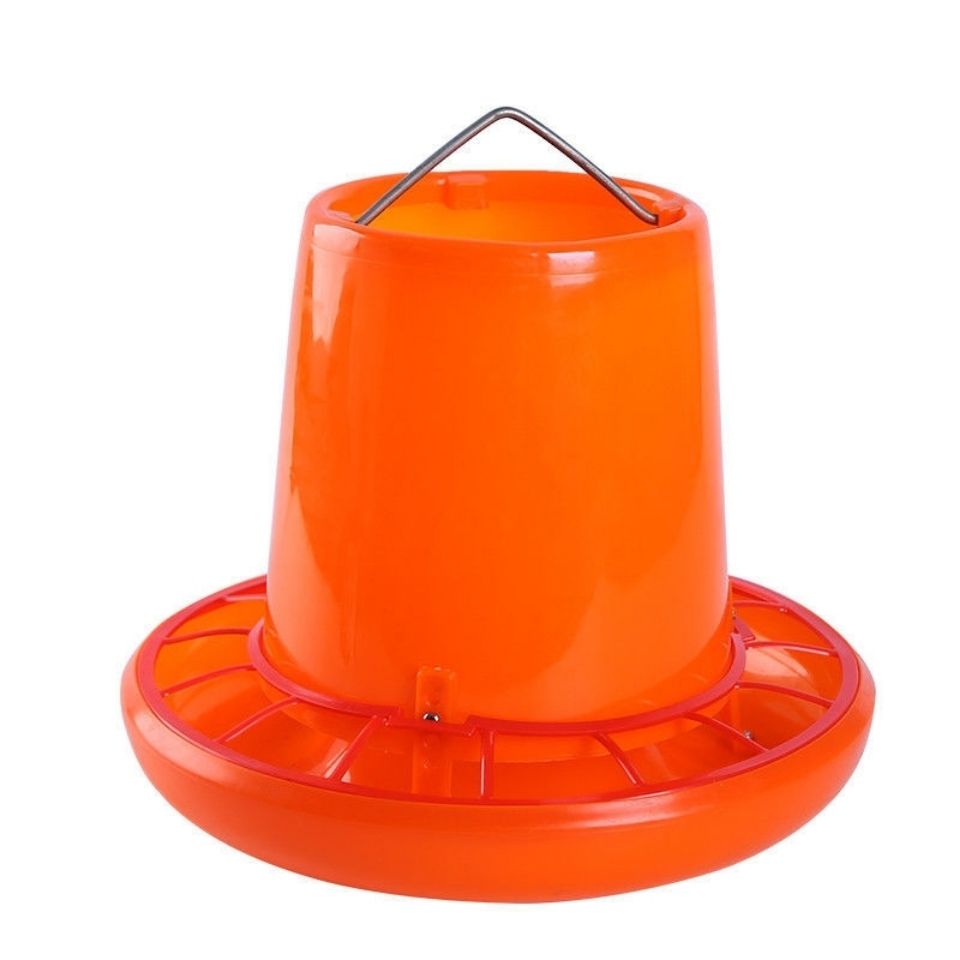 加厚鸡饲料桶鸡食桶小鸡鸭鹅自动下料桶沪大料桶食槽小鸡喂食器