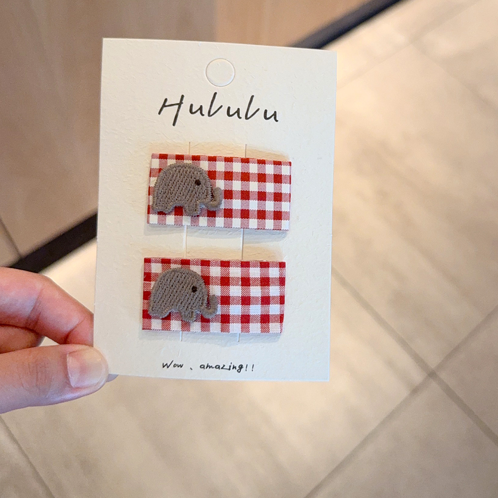 宝宝可爱小象发夹发饰儿童头饰婴幼儿发卡女童侧边刘海碎发BB夹子