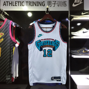 美版正品 灰熊队12号莫兰特球衣2023城市版23号罗斯篮球服男女SW