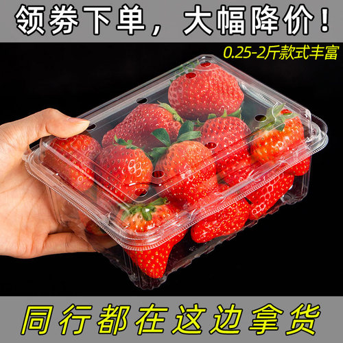 1斤装透明水果打包盒一次性