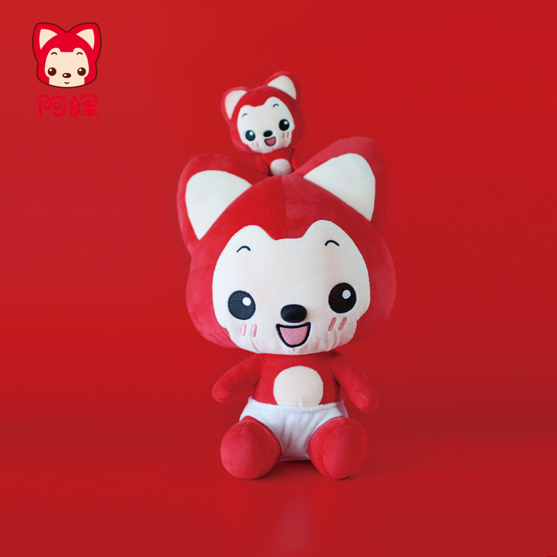 阿狸基础站姿可爱创意毛绒