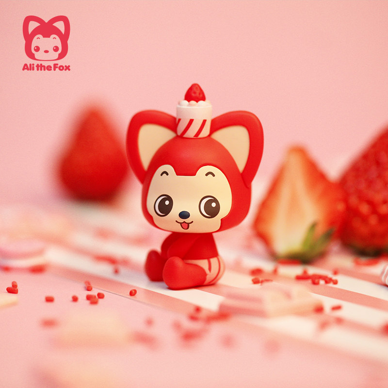 阿狸公仔 甜品系列手办公仔pvc摆件动漫手办情人节玩具七夕礼物