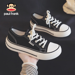 子 百搭休闲方头球鞋 大嘴猴帆布板鞋 女ins潮芒果头2025年春夏秋款