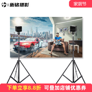 2米三脚架加粗稳定防震动灯架 HTC VR定位器基站支架带云台2支装 VR眼镜支架配件 VIVE