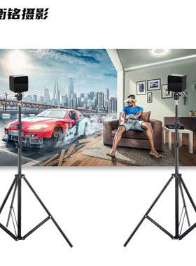 HTC VIVE CE VR定位器基站支架带云台2支装2米三脚架加粗稳定防震动灯架 VR眼镜支架配件