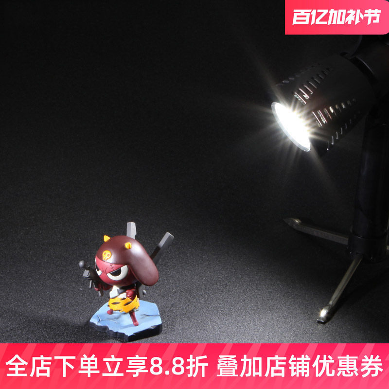 LED摄影柔光白光灯珠宝文玩摄影灯常亮台灯摄影棚直播补光灯小型桌面拍照产品拍摄静物饰品电商淘宝小射灯