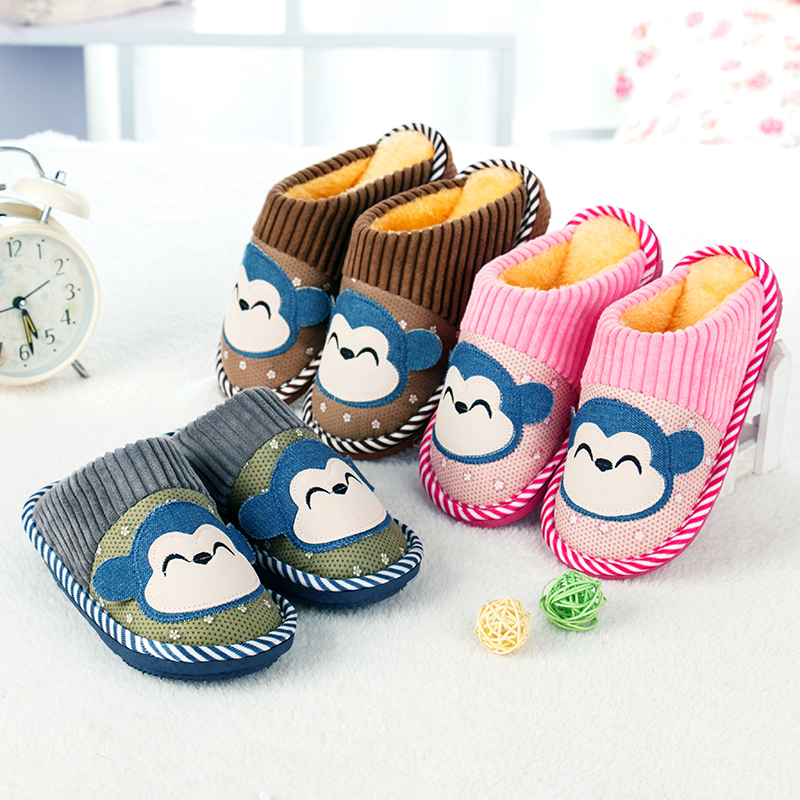 Chaussons enfants en suède pour hiver - Ref 1025837 Image 5