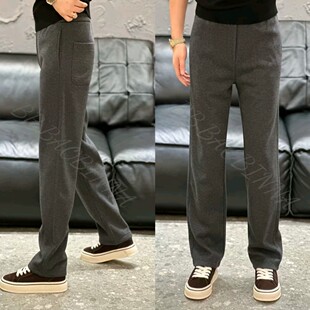 2026男士新品直筒休闲裤美式休闲窄版时尚长裤青年舒适运动阔腿裤