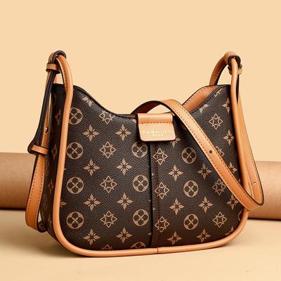 正品马鞍包2025新款包包大容量时尚斜挎包真皮质感百搭通勤单肩包