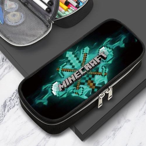 MC我的世界笔袋末影人文具盒