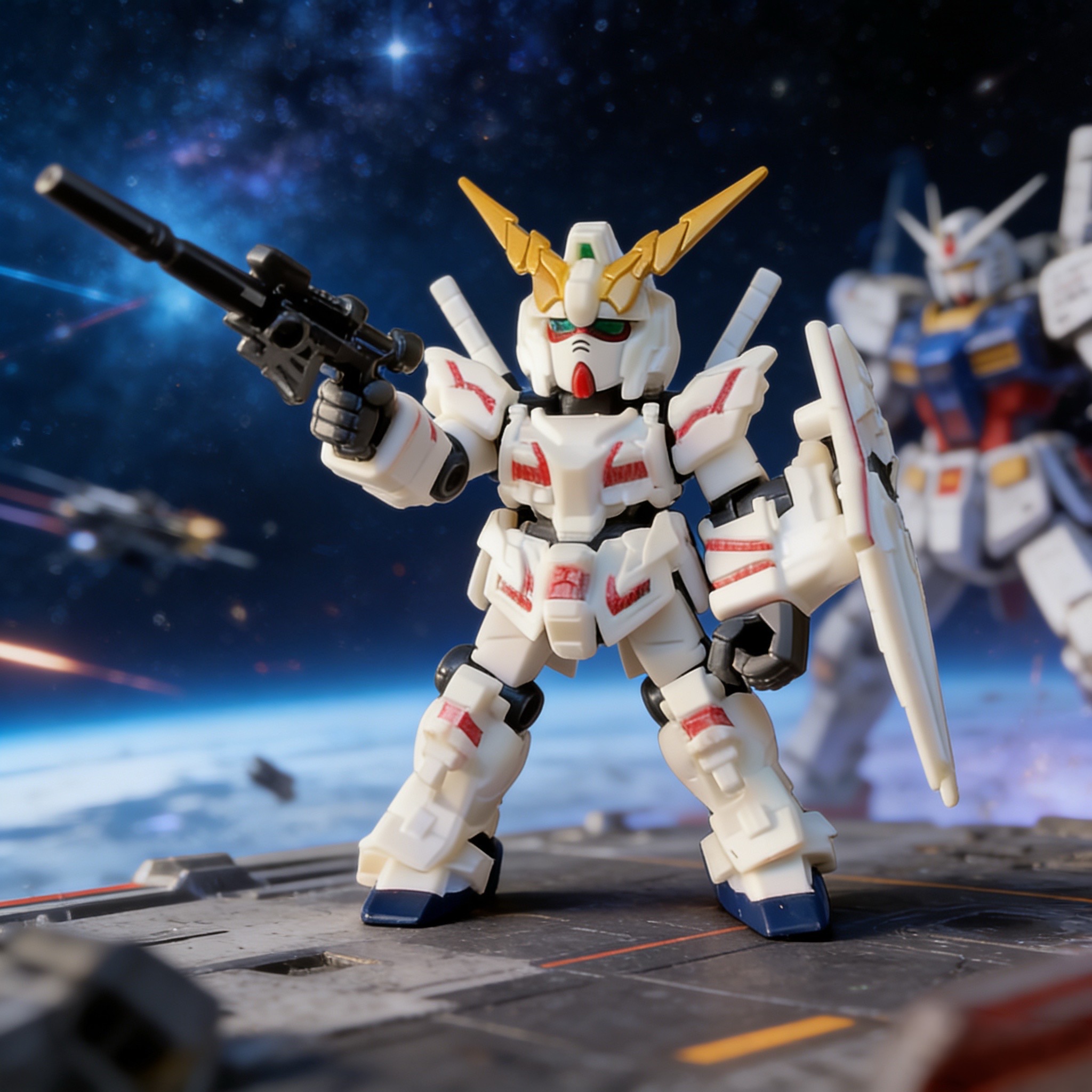 现货万代 高达MSE01弹 扭蛋 独角兽高达 散件 原条全配一套