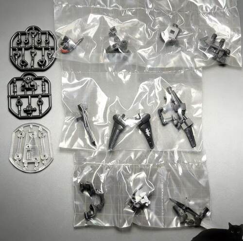 万代高达 MSE16.5弹，扭蛋 overflag战旗 全配原条 现货满百包邮