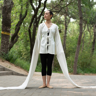 北京舞蹈学院课堂专用 古典舞系水袖 专业古典舞水袖 杭纺真丝水袖