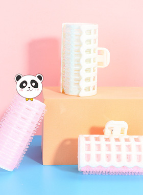 卷发筒刘海卷八字空气网红卷刘海神器发根蓬松夹空心卷筒刘海夹