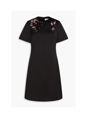 Erdem 精饰缎面迷你连衣裙女OL风ins仙女裙婚礼裙裙子女百搭通